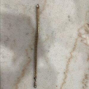 Elegant Gold and Silver Bracelet